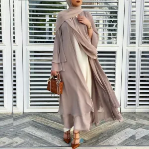 فساتين رداء إسلامي مفتوحة محتشمة ,Modest open Islamic robe dresses