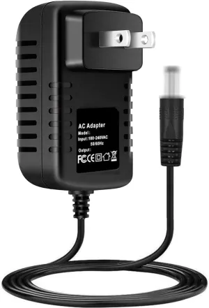12V AC-DC Adapter Replacement for ASUS RT-AX57 RT-AX1800S Dual Band WiFi 6 Extendable Router Subscription-Free Network Security Instant Guard Built-in VPN 12VDC Power Supply Cable Charger PSU