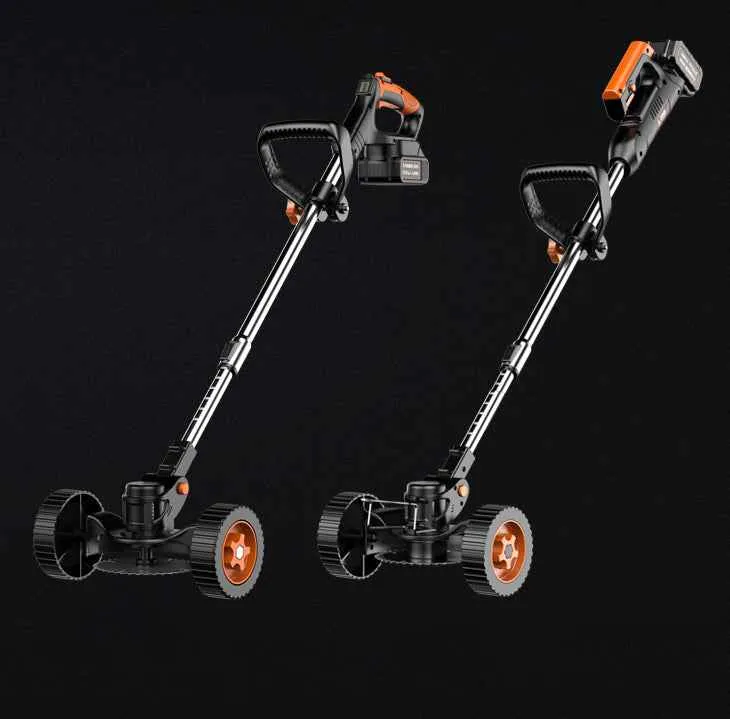21V Electric Cordless Lawn Grass Weed Wacker Edge Trimmer