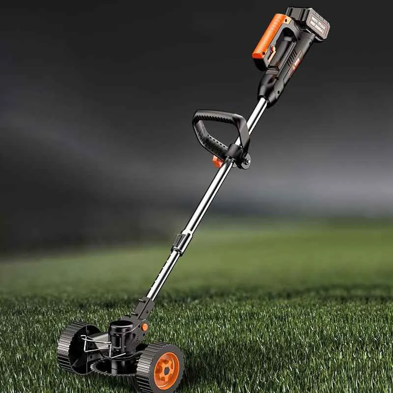 21V Electric Cordless Lawn Grass Weed Wacker Edge Trimmer