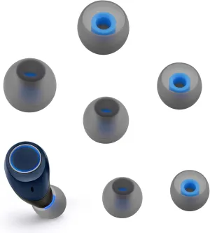 3 Pairs Replacement Silicone Eartips Earbuds Eargels Compatible with JBL TUNE120 T125TWS T120TWS Earphones