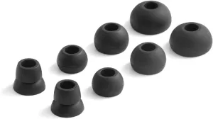 8pcs Powerbeats 2 Replacement Earbuds Ear Tips Compatible with Beats by dr dre Powerbeats 2 Powerbeats 3 Wireless Stereo Earphones (Black)