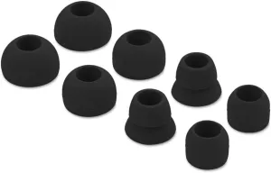 8pcs Replacement Eartips Earbuds Eargels for Beats by dr dre Powerbeats 2, Powerbeats 3, Powerbeats Wireless Stereo Earphones (Black)