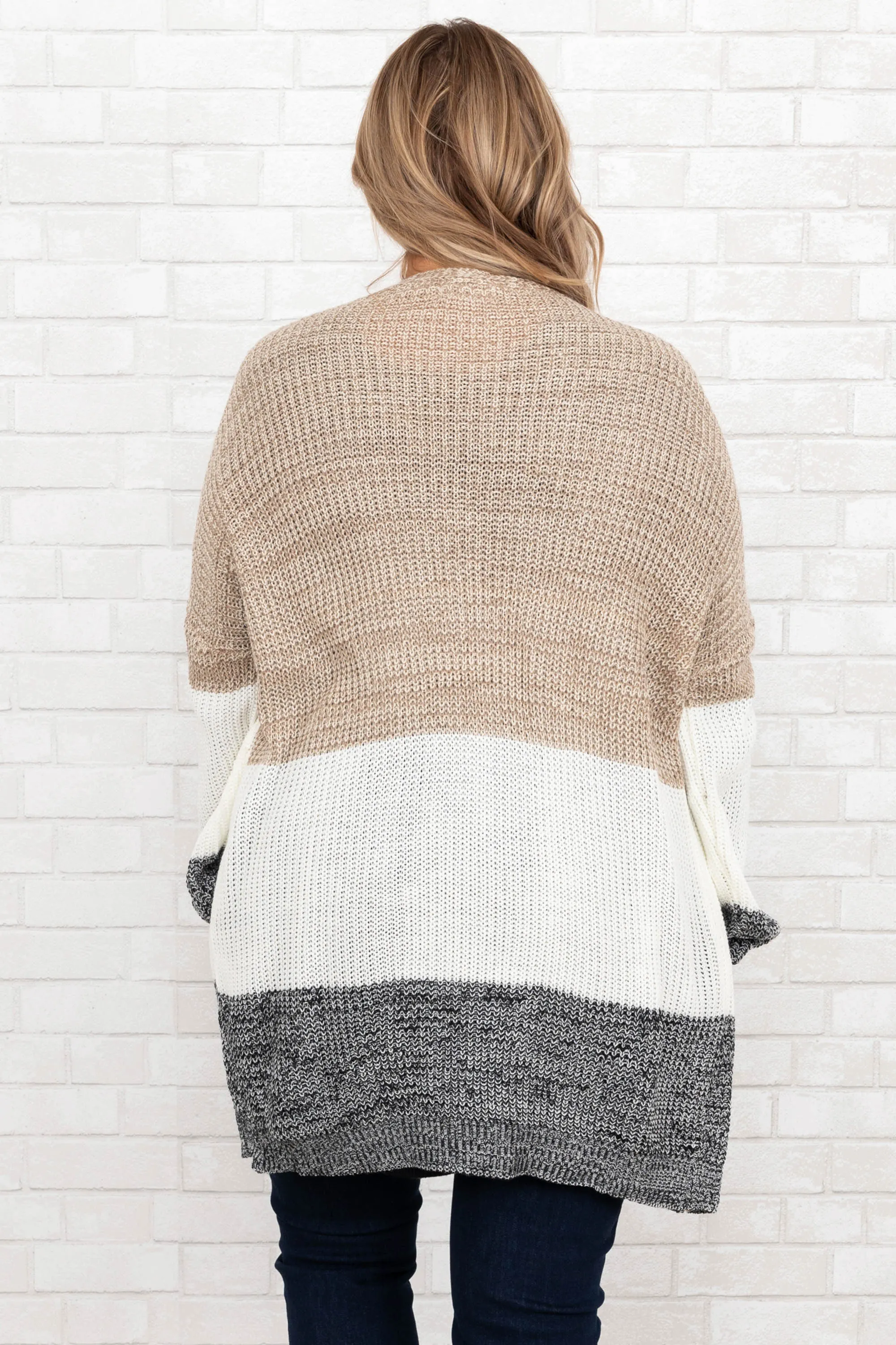 Above Standards Cardigan, Gray