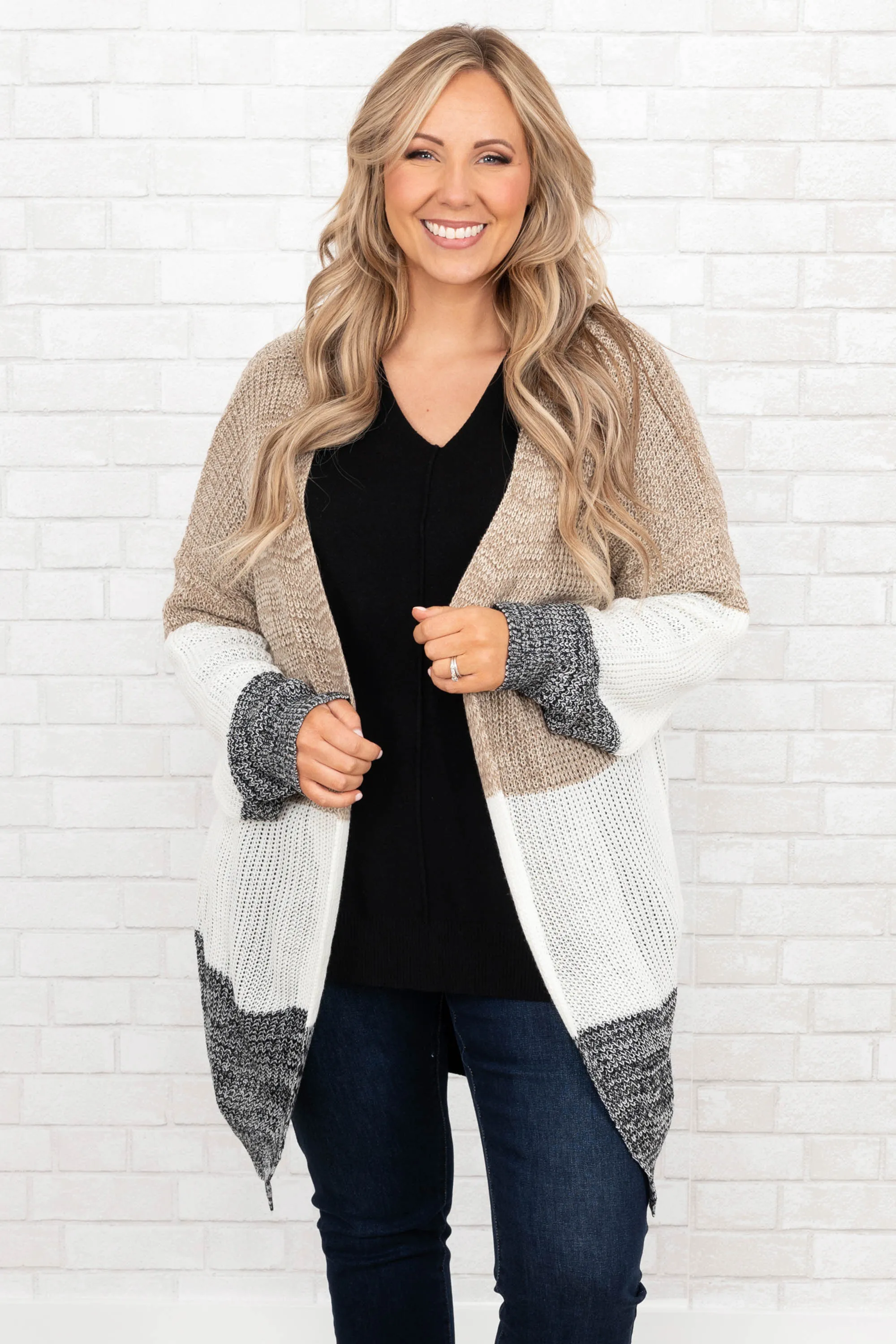 Above Standards Cardigan, Gray