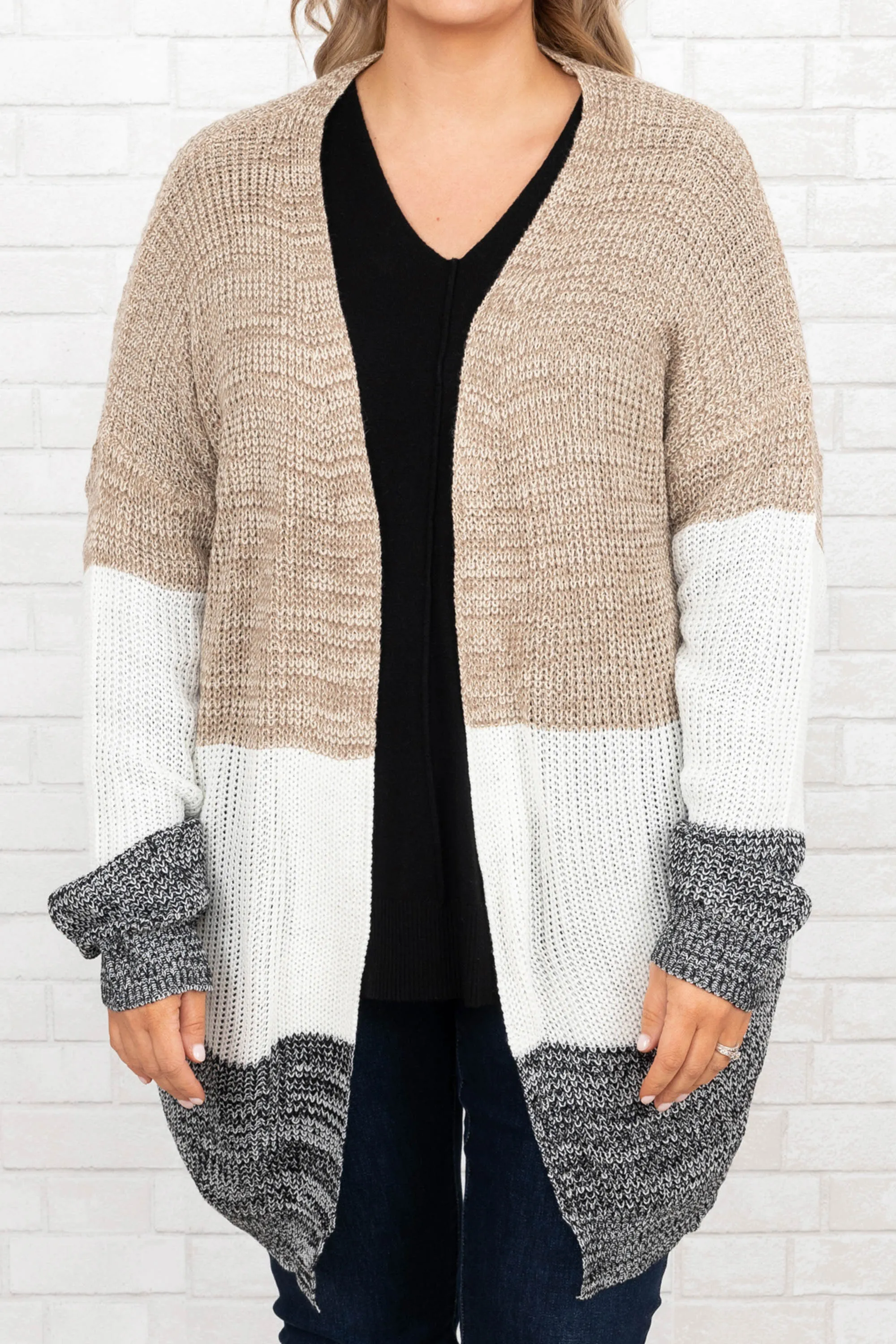 Above Standards Cardigan, Gray