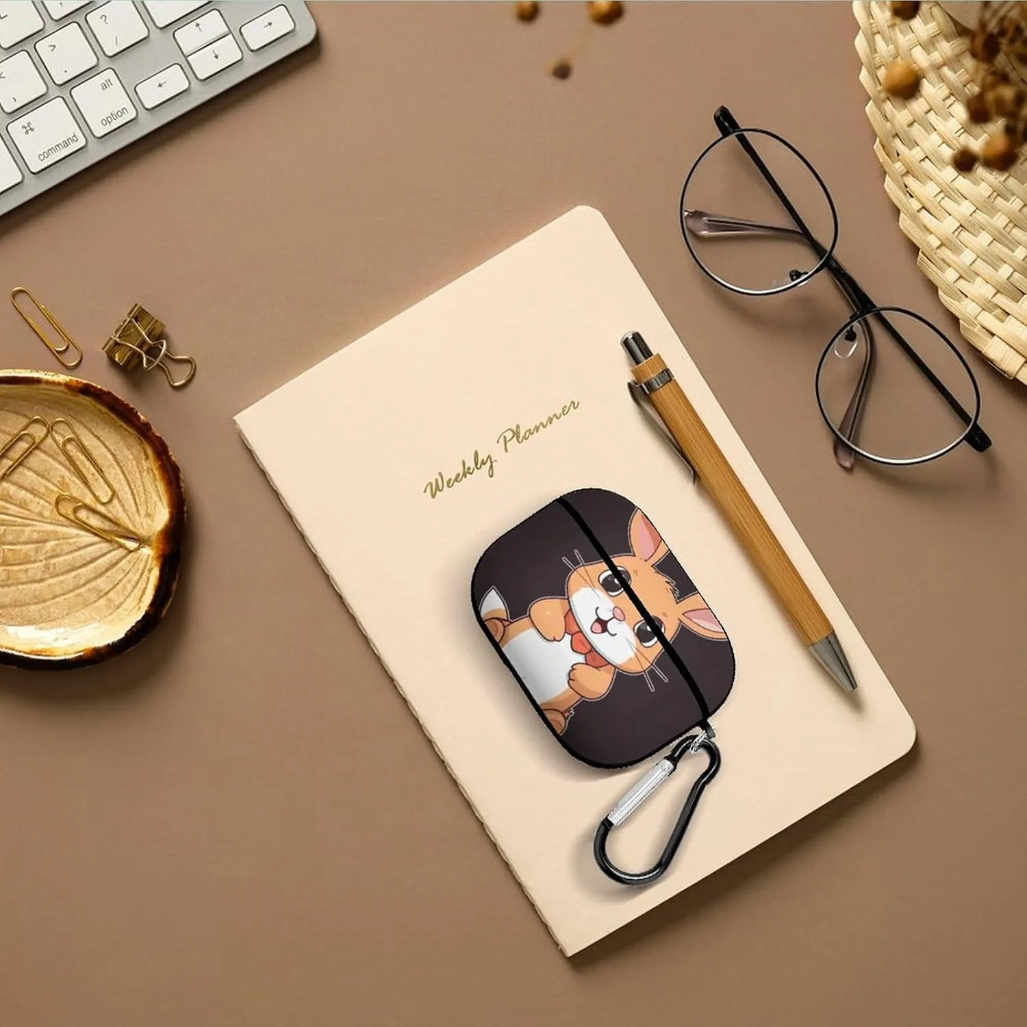 Airpods Pro Case for (2nd/1st Gen), Cute Cartoon Rabbit Airpods Pro 2 Cover, Earpods Case with Durable Carabiner, Earbud Cases Supports Wireless Charging Durable and Shockproof