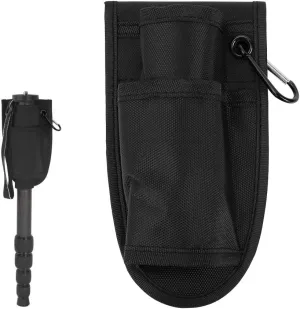 Akozon Monopod Belt Holder Waist Monopod,Portable Waist Bag Pouch Pocket Case Pack for Supporting DSLR Camera Monopod