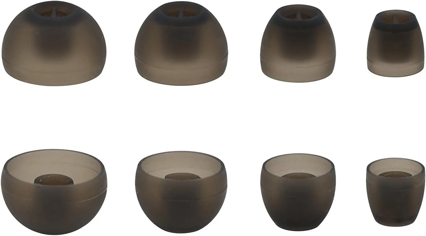ALXCD Ear Adapters for Momentum in-Ear Earbud, XS/S/M/L 4 Sizes 4 Pair Soft Silicone Replacement Ear Tip Ear Adapters, Fit for Earphone Momentum (4 Pairs)