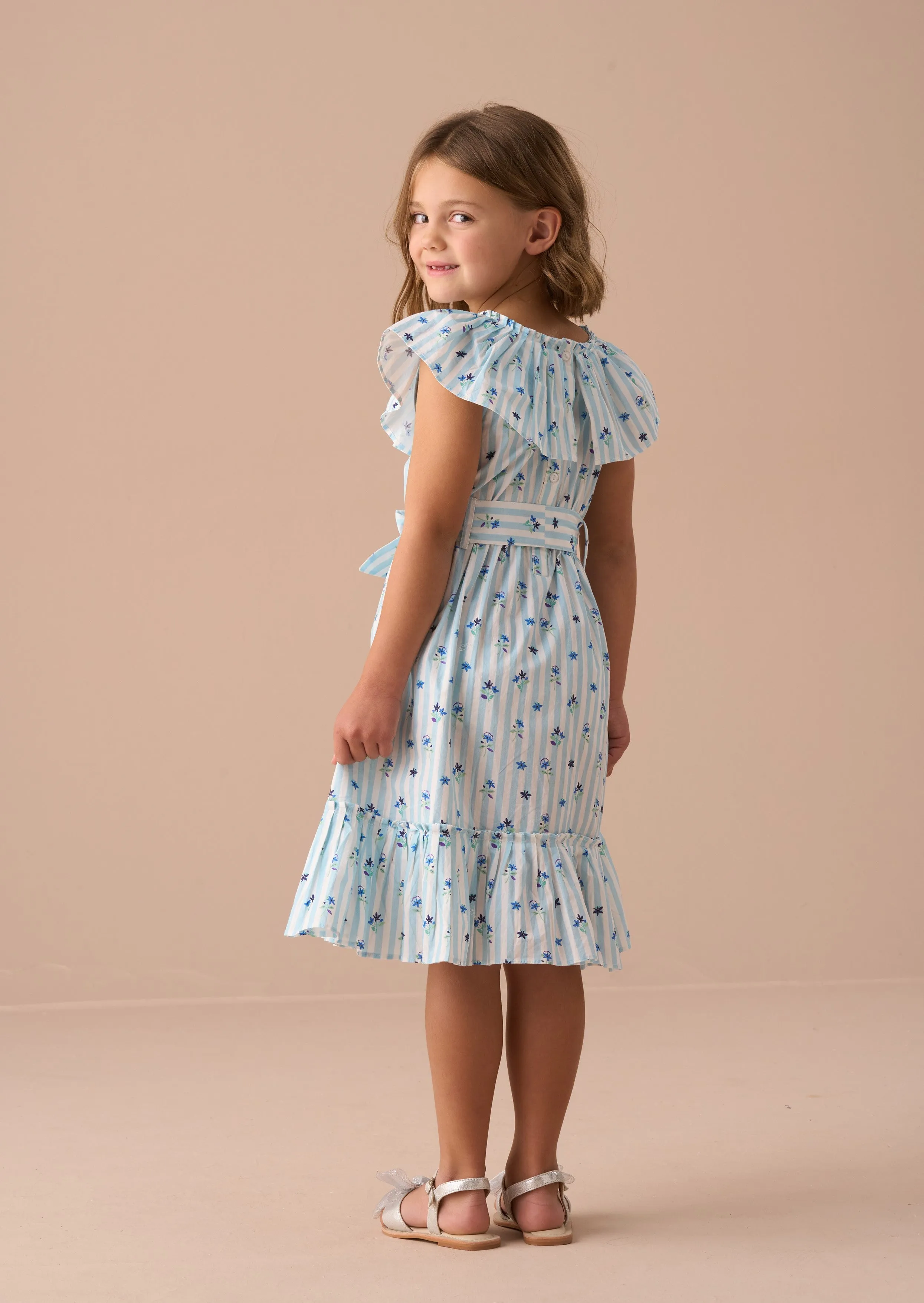 ANGEL & ROCKET FLORI PLEATED COLLAR JUMPER