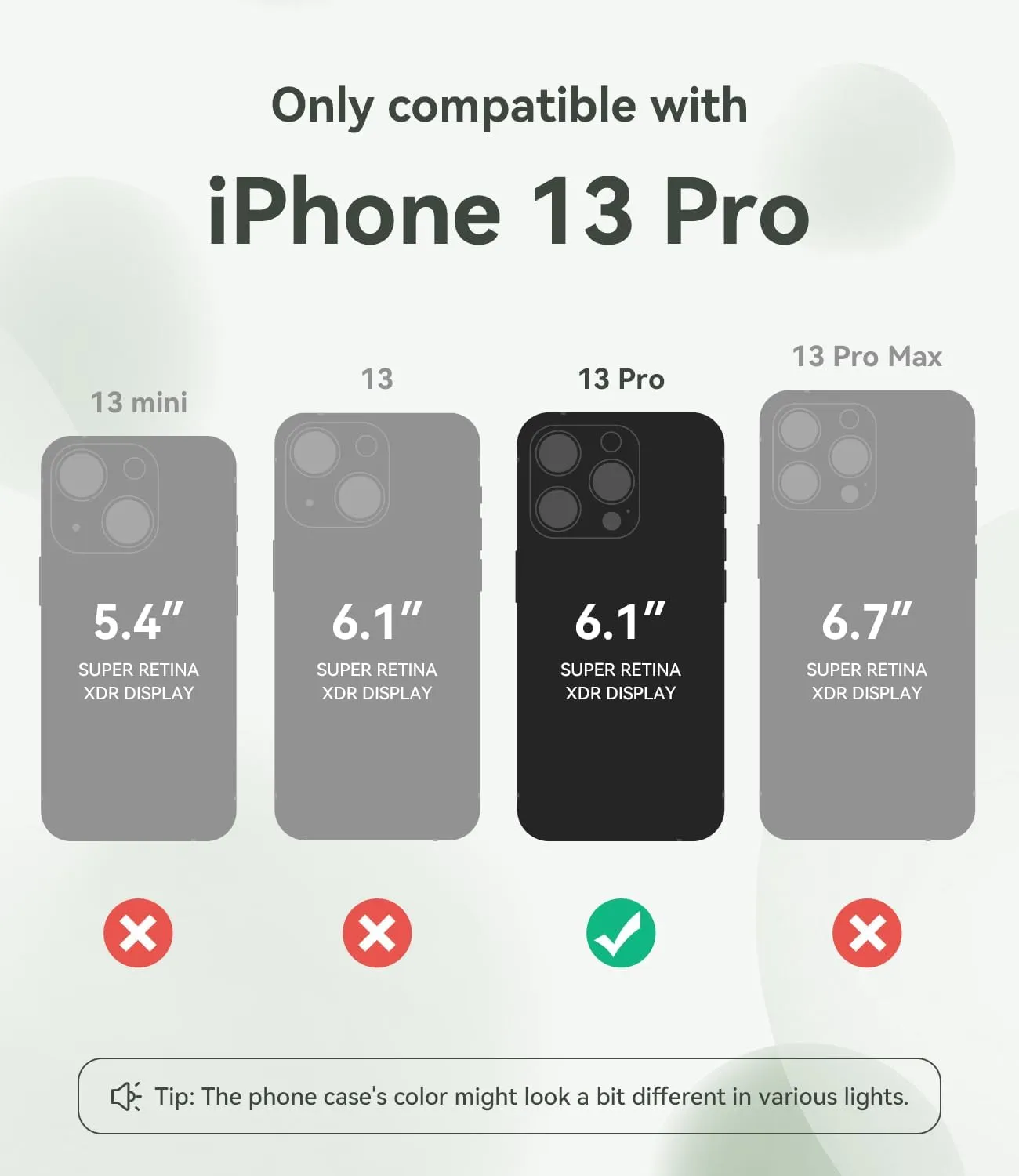 AOTESIER Magnetic for iPhone 13 Pro Phone Case, [Compatible with MagSafe][Military Shockproof Protection] Silicone Case with Soft Microfiber Lining, Camera & Screen Protection 6.1 inch, Alpine Green
