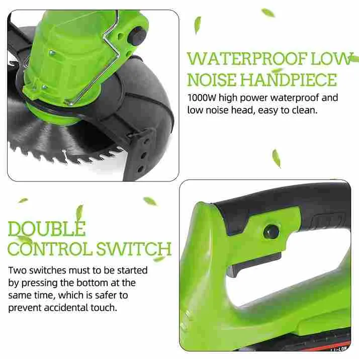 Aroflit Powerful Electric Cordless Grass Trimmer