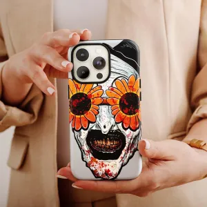 Art The Clown Terrifier 2 Sunflower Sunglasses - Phone Case - Custom Protective Phone Cases White