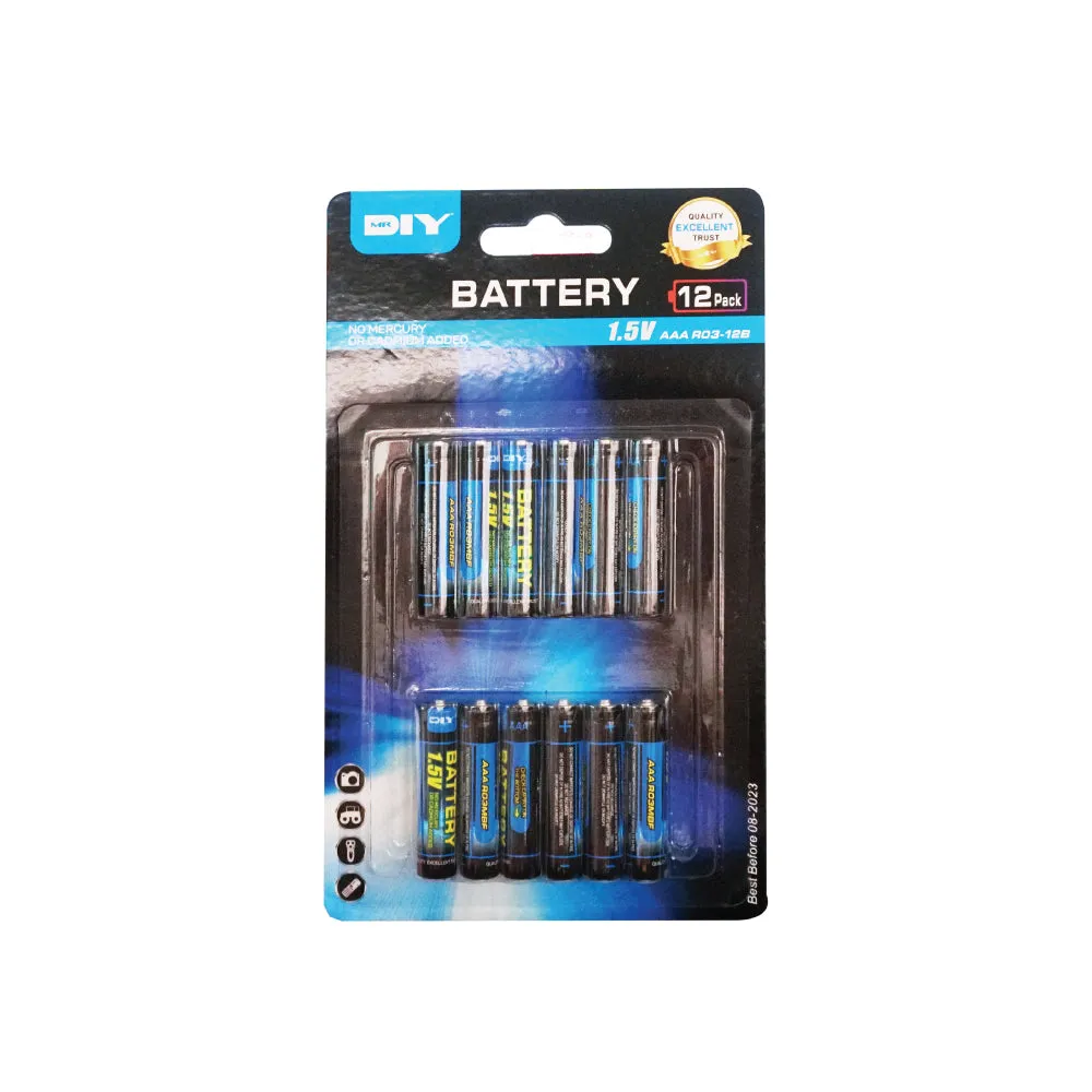 [BEST SELLER] (MR.DIY) Super Extra AAA Battery (12pcs)