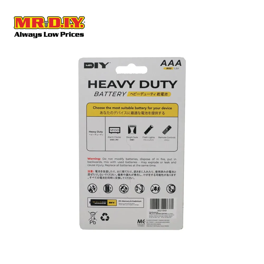 [BEST SELLER] (MR.DIY) Super Extra AAA Battery (12pcs)
