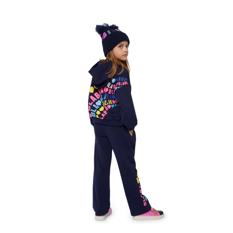 BILLIEBLUSH BACK LOGO HOODED SWEATSHIRT