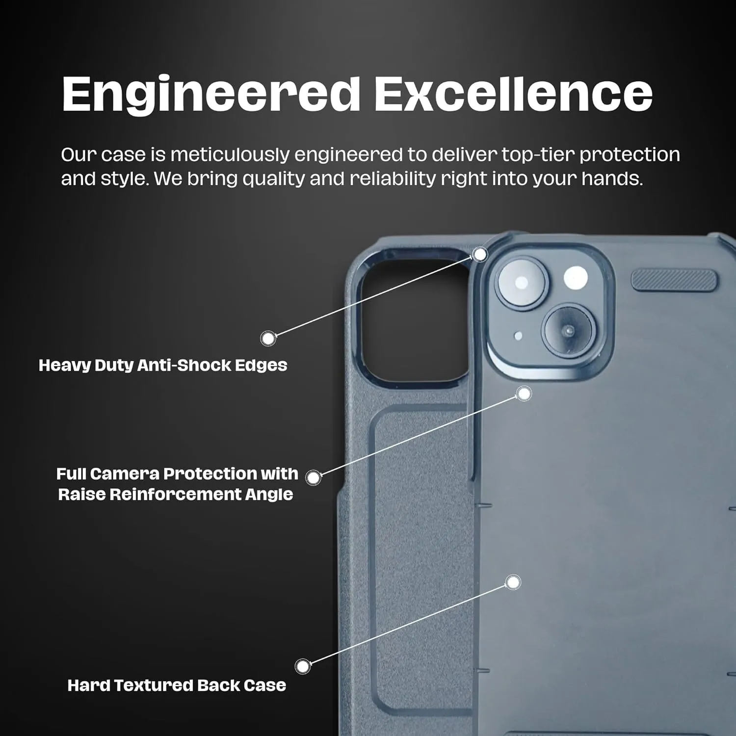 Black Silicone Phone Case for iPhone 12 Case & iPhone12 Pro - Shockproof, Slim Fit & Non Slip Grip Cell Phone Basic Cases - Black Phonecase Rugged Style Design for Durable Cellphone Protector (6.1)
