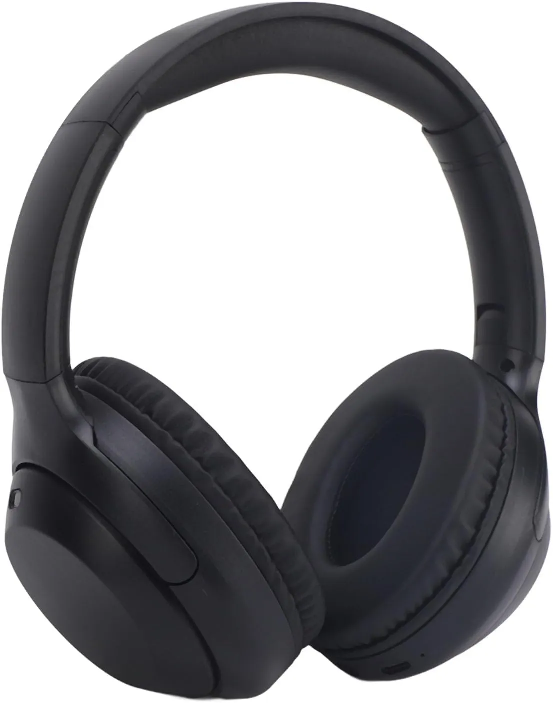Bluetooth Headphones Over Ear, V5.3 Long Playtime Deep Bass Stereo Rechargeable Foldable Cordless Headset with 3.5mm Port, Supports A2DP, AVRCP, HSP, Protocols (Black)