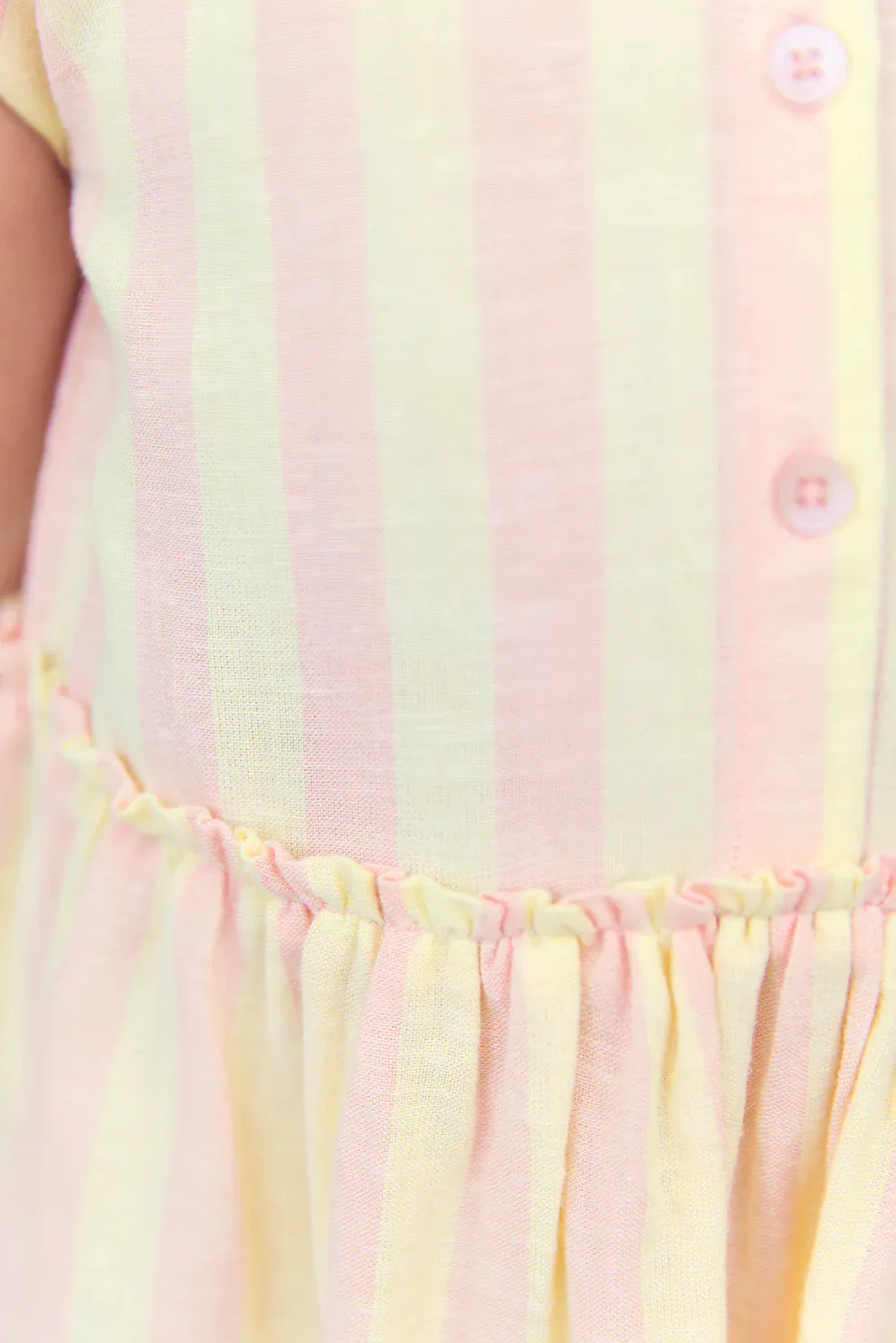 BONTON CLEM STRIPED COLLARED JUMPER