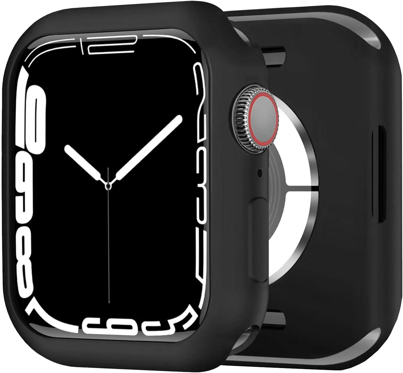 BOTOMALL 8 Pack Soft Bumper Compatible with Apple Watch Case,Flexible TPU Lightweight Smartwatch Protective Cover Kit for iWatch Ultra SE Series 10 9/8/7 6/5/4 3/2/1