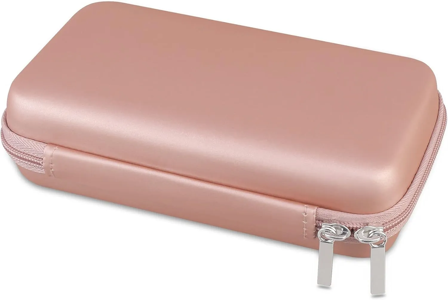 Canboc Carrying Travel Pouch MacBook Charger Case for MacBook Accessories, Charging Cords, Air Power Adapter, iPhone Charger, USB Cable Organizer for Earbuds, Battery Pack, USB Hub, Rose Gold