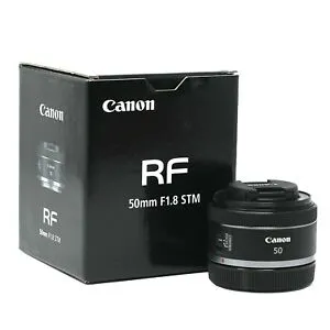 Canon 50mm 1.8 Stm Rf F1.8 Lens Standard Auto Focus F/1.8 Camera Lens New Model