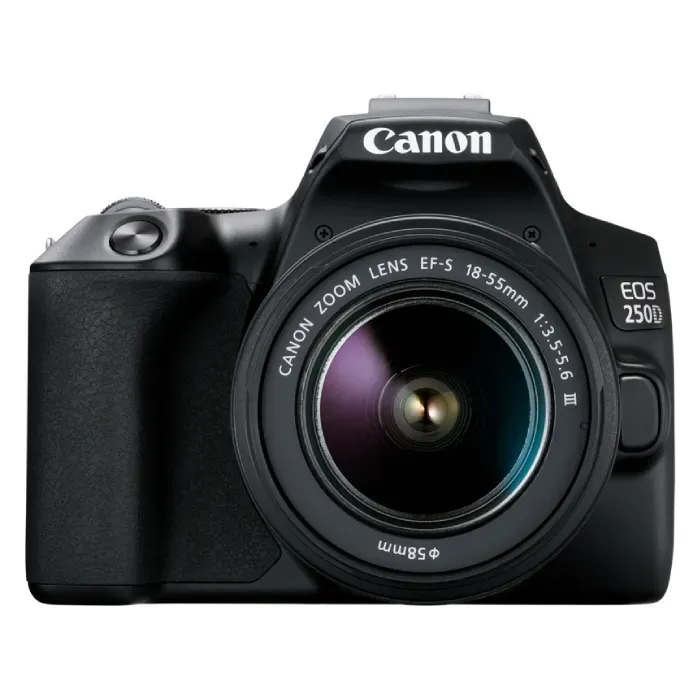 Canon EOS 250D DSLR Camera with 18-55mm III & 75-300mm f/4-5.6 III Lenses