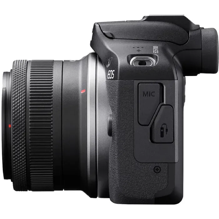 Canon EOS R100 Mirrorless Camera with 18-45mm and 55-210mm Lenses