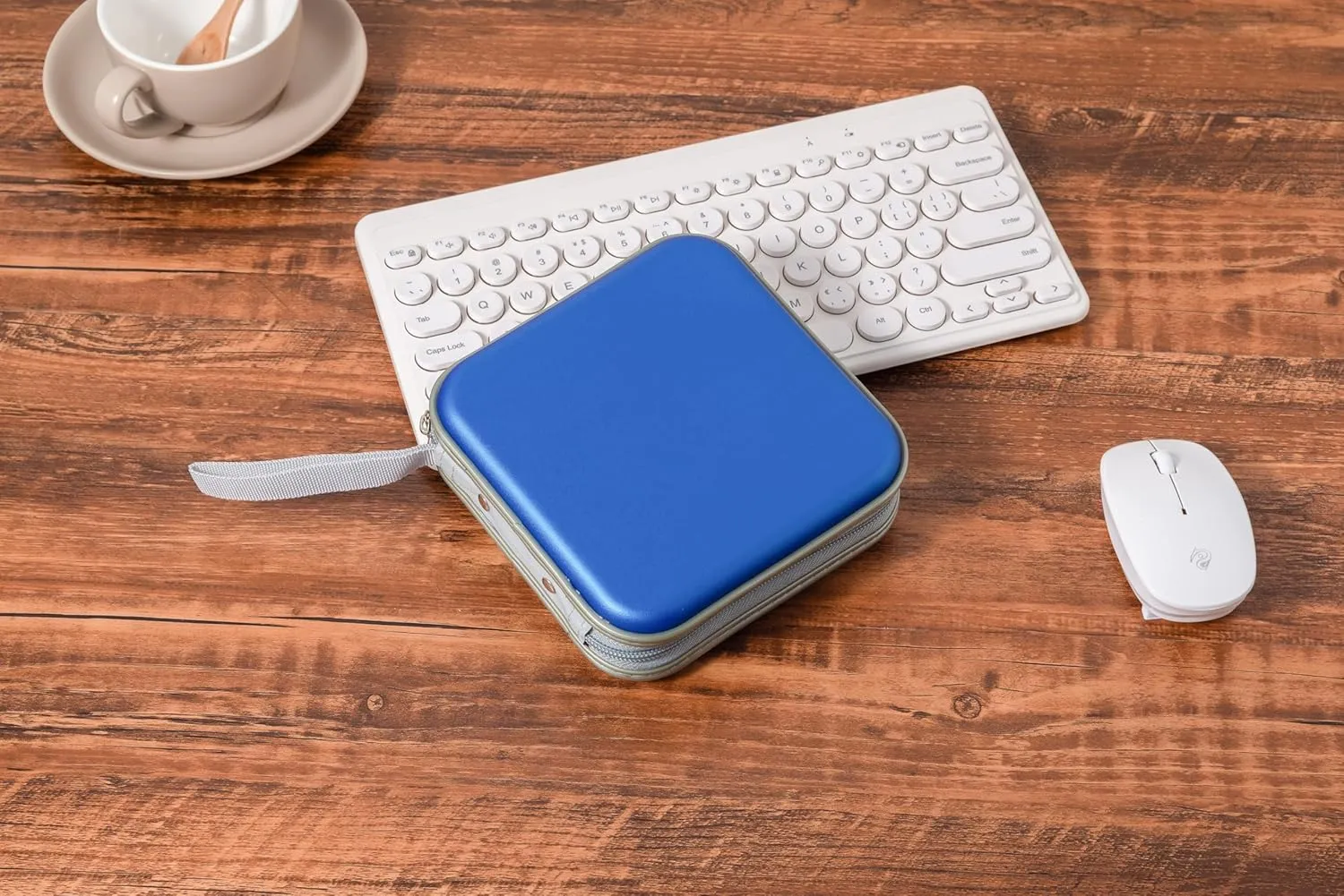 CD Case, Durable 32 CD Holder, DVD Case for Kids DVD Collection, Reliable CD Storage to Hold your Old CDs (Blue)