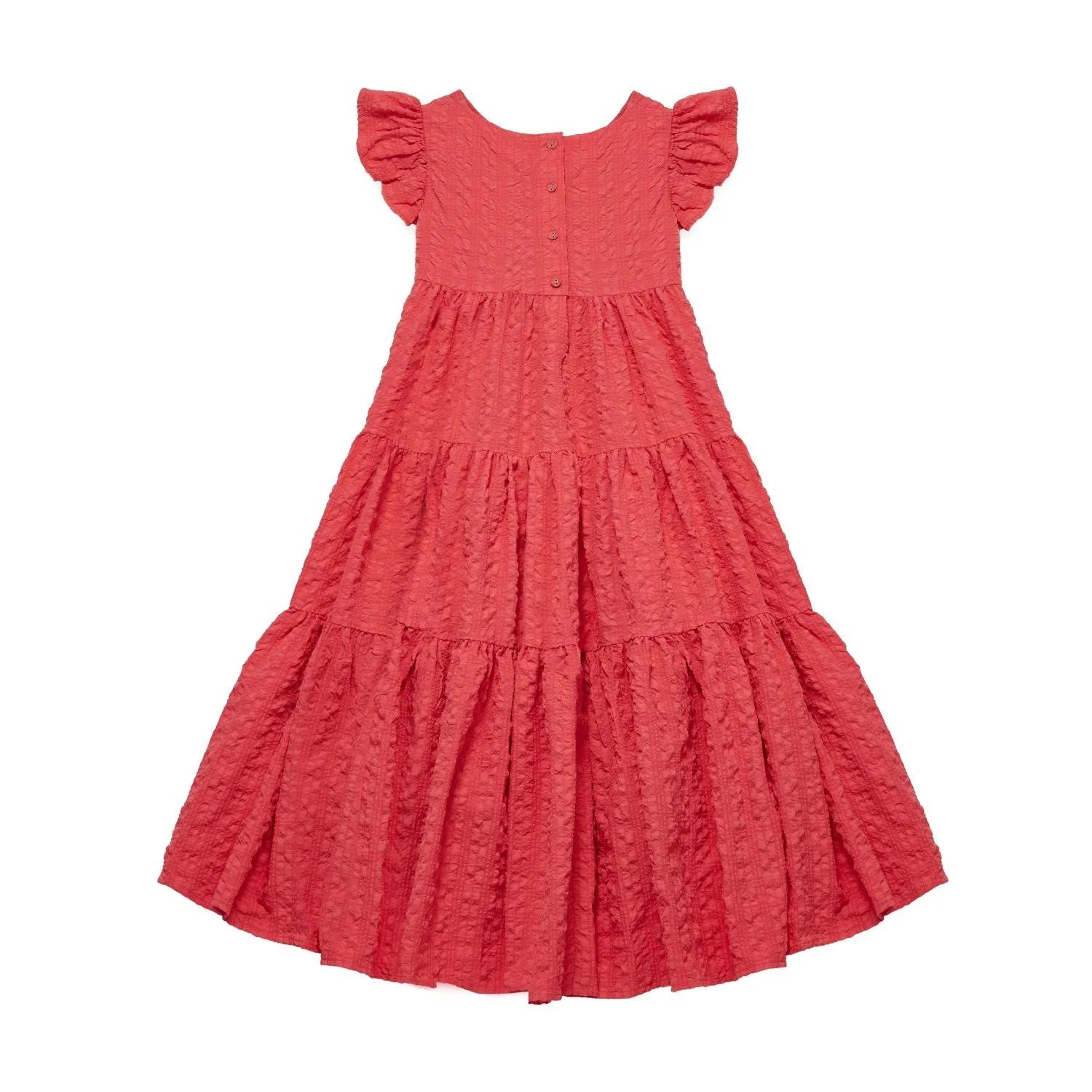 CERA UNA VOLTA TEXTURED TIERED JUMPER