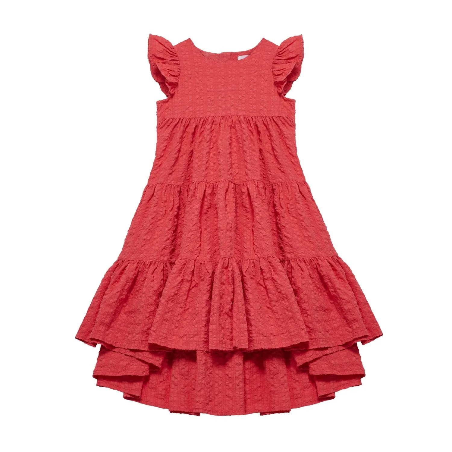 CERA UNA VOLTA TEXTURED TIERED JUMPER