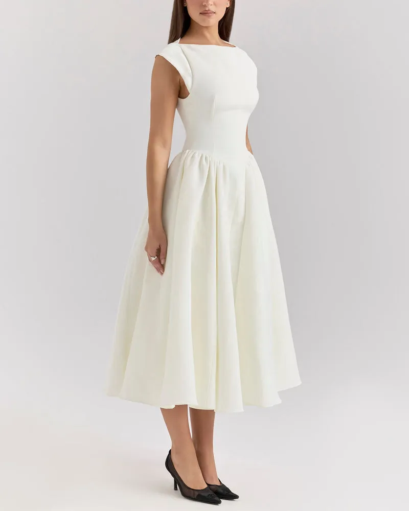 Cheryl | Fashion Elegant Solid Color Dress