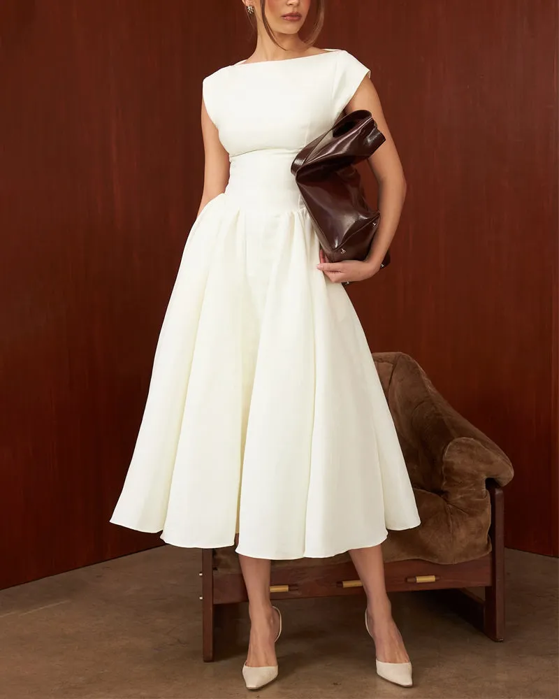 Cheryl | Fashion Elegant Solid Color Dress