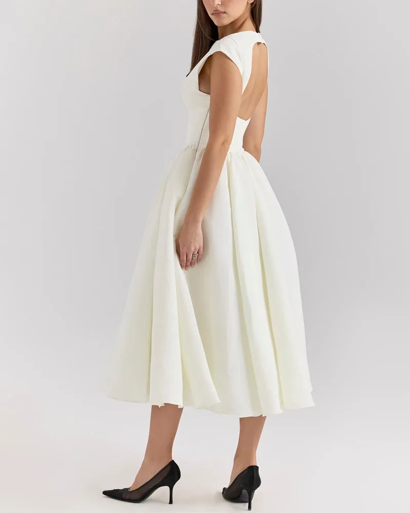 Cheryl | Fashion Elegant Solid Color Dress