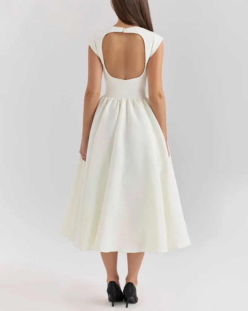 Cheryl | Fashion Elegant Solid Color Dress