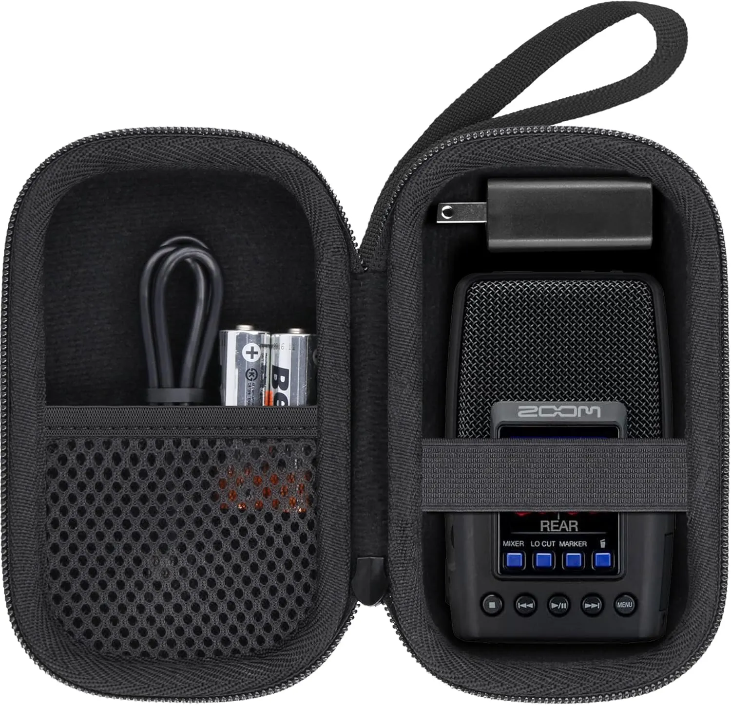 co2CREA for Zoom H2essential Multi-mic Handy Recorder/Zoom H2n Handy Recorder Hard Protective Case, Portable Travel Case Replacement