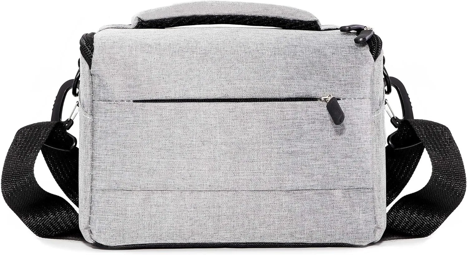 Compact Camera Bag  Stylish, Shockproof, Versatile Shoulder Case for Men/Women DSLR, Mirrorless, and Digital Cameras (Canon/Nikon/Sony/Fuji) - Gray