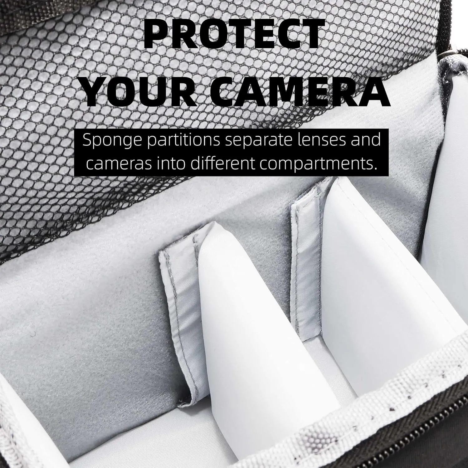 Compact Camera Bag  Stylish, Shockproof, Versatile Shoulder Case for Men/Women DSLR, Mirrorless, and Digital Cameras (Canon/Nikon/Sony/Fuji) - Gray