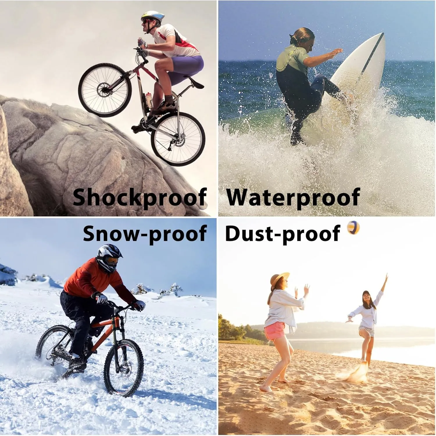Compatible with iPhone 16 Plus Waterproof Case, Shockproof Phone Case with Built in Screen Protector, Full Body Protective Case for iPhone 16 Plus 6.7 inch 2024 (Black, 16 Plus)