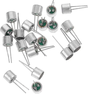 Condenser Microphone Mini Electret Condenser Mic Pickup Versatile Sound Light Control