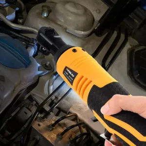 Cordless 3/8" Ratchet Wrench, 42V High-Torque Tool with Dual Batteries