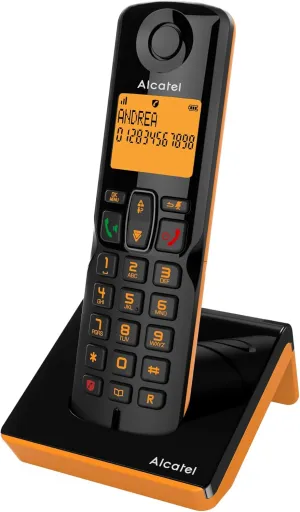 CORDLESS ALCATEL S280 VIVAVOCE - ARANCIONE