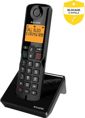 CORDLESS ALCATEL S280 VIVAVOCE - NERO