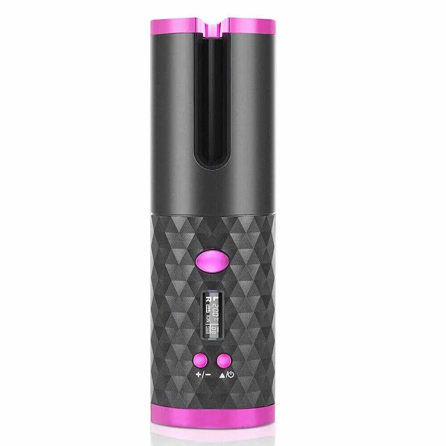 Cordless Auto Rotating Waver Hair Curling Iron
