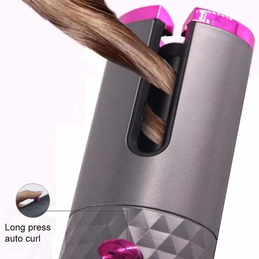 Cordless Auto Rotating Waver Hair Curling Iron