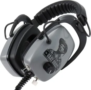 DetectorPro Ultimate Gray Ghost Platinum Series Headphones with 1/4" Angle Plug