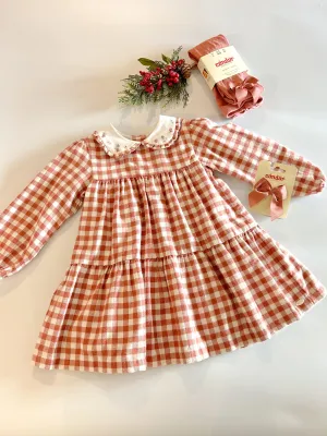 Dress - Antique Pink Gingham