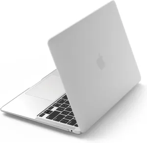 elago Core Hard Case Compatible with MacBook Air 13 inch [2020, A2337 / 2020, A2179 / 2018, A1932 / All 2018 M1][Frosted Transparent] - Full Protection, Access to All Features