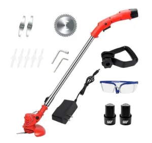 Electric Cordless Grass Trimmer 450W, Powerful, Adjustable & Quiet