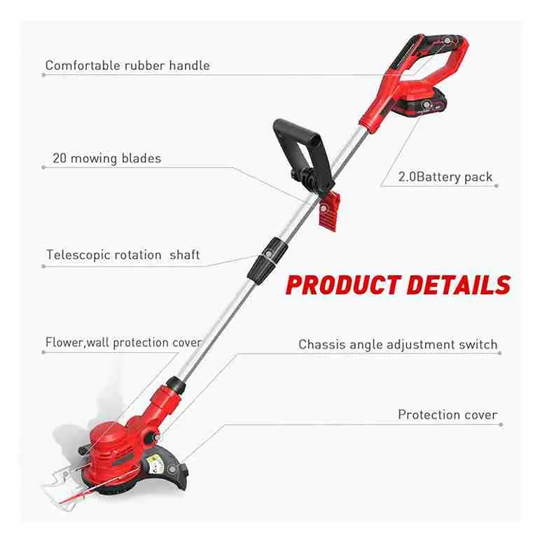 Electric Cordless Grass Trimmer
